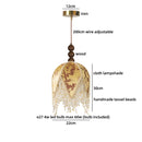 Helnys Green Yellow LED Pendant Light Fixture, Stylish Coffee Table Decoration