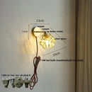 Helnys Copper Lampshade LED Wall Light - Modern Nordic Bedroom Balcony Up Down Lamp