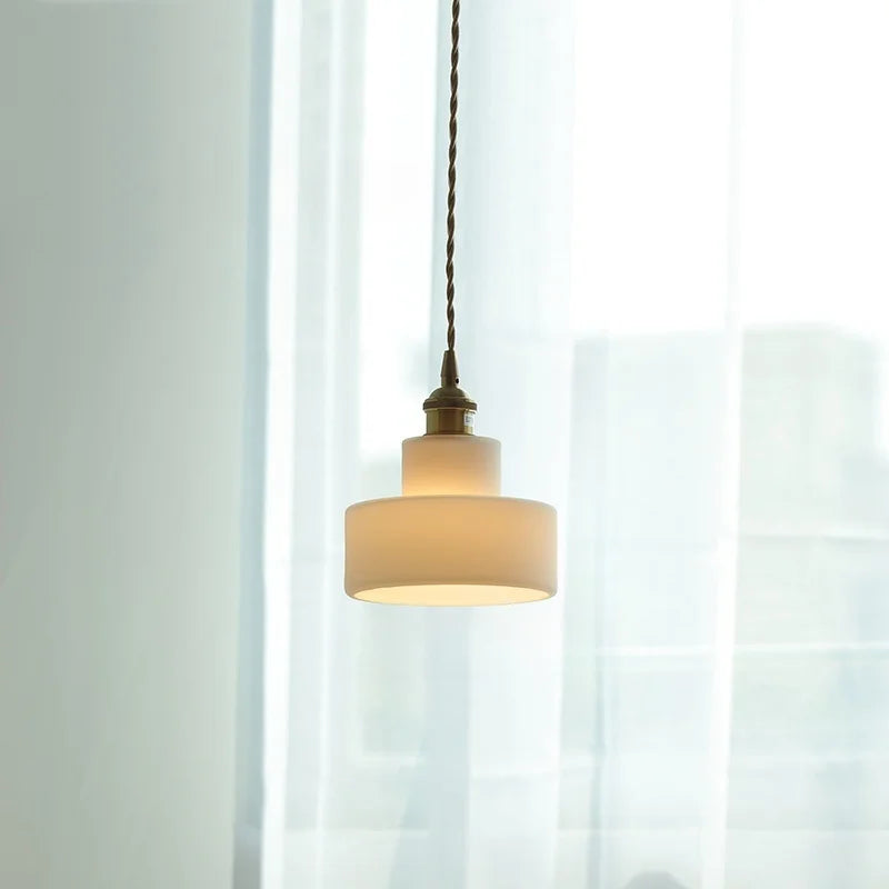 Helnys Double Glass LED Hanging Lamp - Modern Nordic Pendant Lights