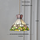 Helnys Flower Glass LED Pendant Lights for Porch Living Room, Nordic Modern Design