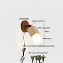 Helnys Yellow Stone LED Wall Light Sconce Modern Nordic Bedside Lamp