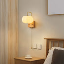 Helnys Nordic Walnut Wood LED Wall Lamp Luminaire