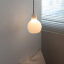 Helnys Glass Shade LED Pendant Lights for Children's Bedroom, Chandelier Restaurant Decor