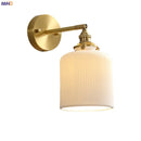Helnys Nordic Ceramic LED Wall Light with Pull Chain Switch and E14 Socket
