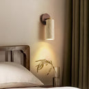 Helnys Copper LED Wall Light: Modern Nordic Stone Bedside Lamp for Study Hallway