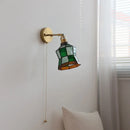 Helnys Glass LED Wall Sconce Switch Living Room Bedroom Kitchen Stair Light
