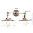 Helnys Vintage LED Wall Lamp Iron Industrial Style Loft Wandlamp