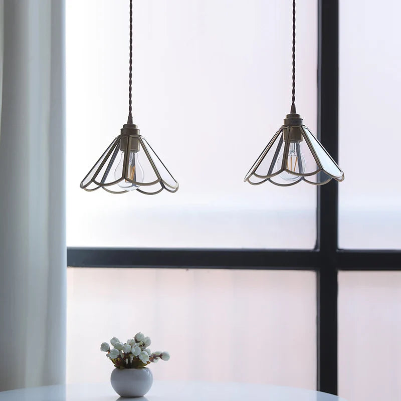 Helnys Luxury Glass Chandelier Pendant Lights for Kitchen Island & Restaurant