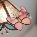 Helnys Copper Butterfly Glass LED Wall Light - Nordic Modern Bedroom Living Room Fixture