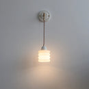 Helnys Ceramic Glass LED Wall Light Mirror for Bathroom and Bedroom