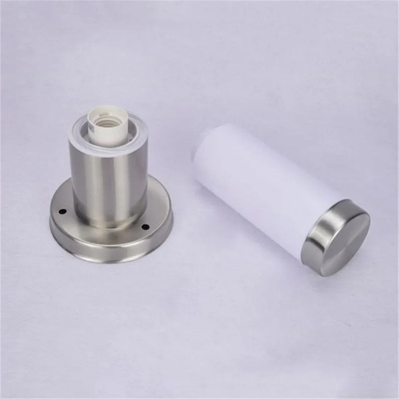 Helnys White Acrylic Shade Pillar Light for Outdoor Landscape and Path