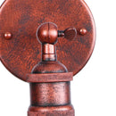 Helnys Rustic LED Wall Sconce Industrial Luminaire for Bedroom Bathroom Mirror