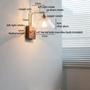Helnys Clear Glass LED Wall Light Fixture for Modern Nordic Design