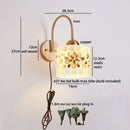 Helnys Shells Resin LED Wall Lamp for Indoor Bedroom Decor & Stair Light