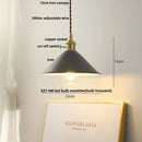 Helnys Copper Knob Switch Pendant Light - Nordic Modern Design