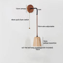 Helnys Adjustable LED Wall Sconce with Pull Chain Switch - Interior Wall Light Fixtures