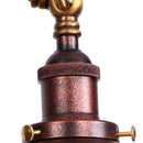 Helnys Rustic Vintage LED Wall Lamp Pull Chain Switch Stair Light Fixtures