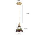 Helnys Blue Glass Pendant Lights - Bedroom Dinning Living Room Lighting Fixtures