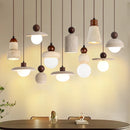 Helnys Yellow Travertine LED Pendant Lights - Nordic Modern Handing Lamp for Home
