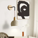 Helnys Cement Shade LED Wall Sconce Switch Stair Light Fixture for Home Decor