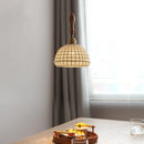 Helnys Ceramic Wood Handle LED Pendant Lamp - Japanese Style Indoor Decor