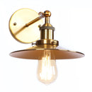 Helnys Loft LED Wall Lamp With Gold Pull Chain Switch - Industrial Vintage Design