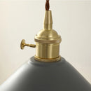 Helnys Copper Knob Switch Pendant Light - Nordic Modern Design