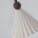 Helnys Minimalism LED Pendant Lamp Ceramic Wood Hanging Light Fixture
