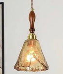 Helnys Big Glass Pendant Lights for Bedroom Dinning Living Room