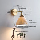 Helnys Ceramic LED Wall Light for Indoor Decor, Stair Lighting, Living Room, Balcony