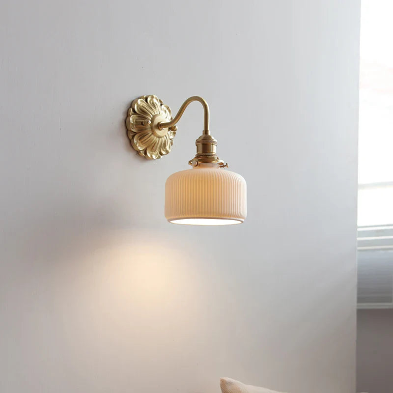 Helnys Ceramic LED Wall Lights Japan Modern Home Decor Sconce Murale