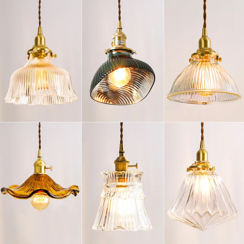 Helnys Diamond Glass LED Pendant Lamp for Indoor Lighting in Modern Nordic Style