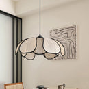 Helnys 50CM Rattan Flower Pendant Lamp LED Indoor Hanging Light Nordic Modern