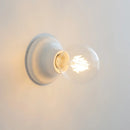 Helnys Modern Ceramic LED Wall Sconce Light for Bathroom or Bedside