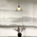 Helnys Amber Glass LED Pendant Chandelier