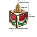 Helnys Round LED Pendant Light - Japan Style Chandelier Wood/Ceramic/Copper