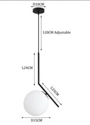 Helnys LED Pull Chain Wall Sconce White Ceramic Lampshade Copper Arm Elegant Modern Wall Lamp