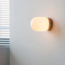 Helnys Glass Wall Light Sconce LED Switch Nordic Bedroom Bathroom Stairs Aplique Pared