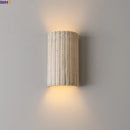 Helnys Wabi Sabi LED Wall Sconce Yellow Travertine Stone Bedside Lamp