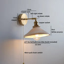 Helnys Ceramic LED Wall Light for Indoor Decor, Stair Lighting, Living Room, Balcony