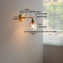 Helnys LED Wall Sconce Clear Glass Luxury Stair Light Wandlamp