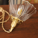 Helnys Amber Glass Pendant Light - Nordic Modern LED Fixture with Adjustable Wire