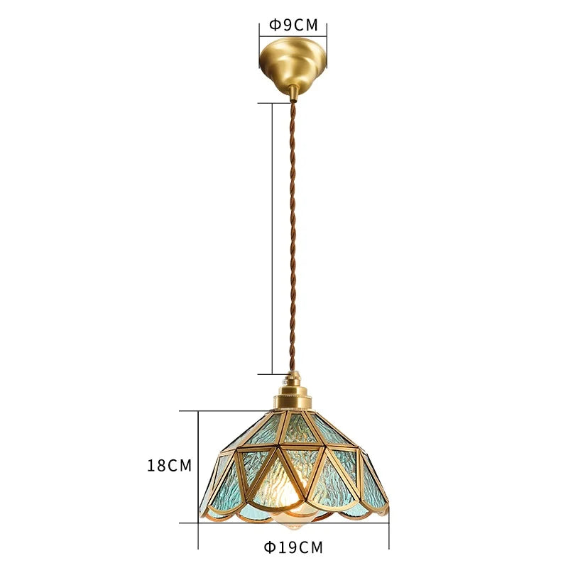 Helnys Nordic Glass LED Pendant Lamp for Coffee Bedroom Living Room