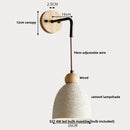 Helnys Adjustable Wall Light with Pull Chain Switch - Nordic Modern Design