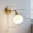 Helnys White Flower Ceramic Wall Lamp Sconce Plug In Switch Bedroom Stair Bathroom