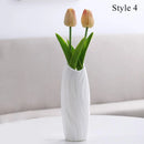 Helnys Nordic Ceramic-Style Flower Vase for Home Decor and Wedding Centerpieces