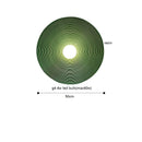 Helnys LED Round Wall Lamp Sconce Japanese Style Indoor Decor Light