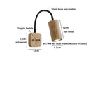 Helnys Wooden Bedside LED Wall Lamp Japan Style Home Decor Fixture