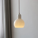 Helnys Glass Shell Pendant Light - Adjustable LED Hanging Lamp for Home and Commercial Spaces