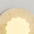 Helnys Yellow Travertine LED Wall Lamp Nordic Modern Interior Light